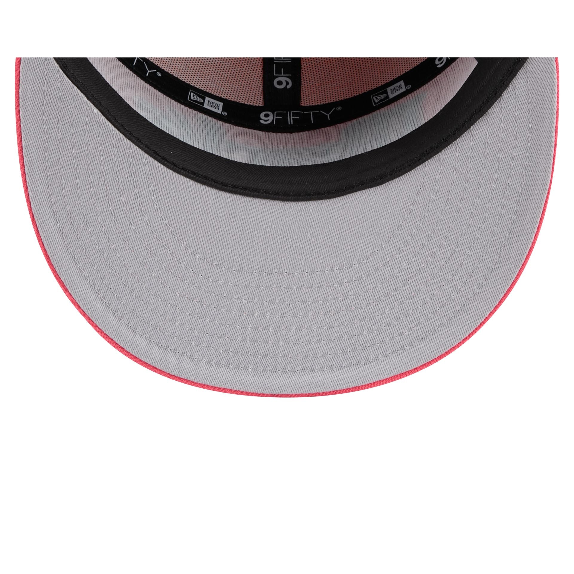 Arizona Diamondbacks Coral Split Panel 9FIFTY Snapback Hat