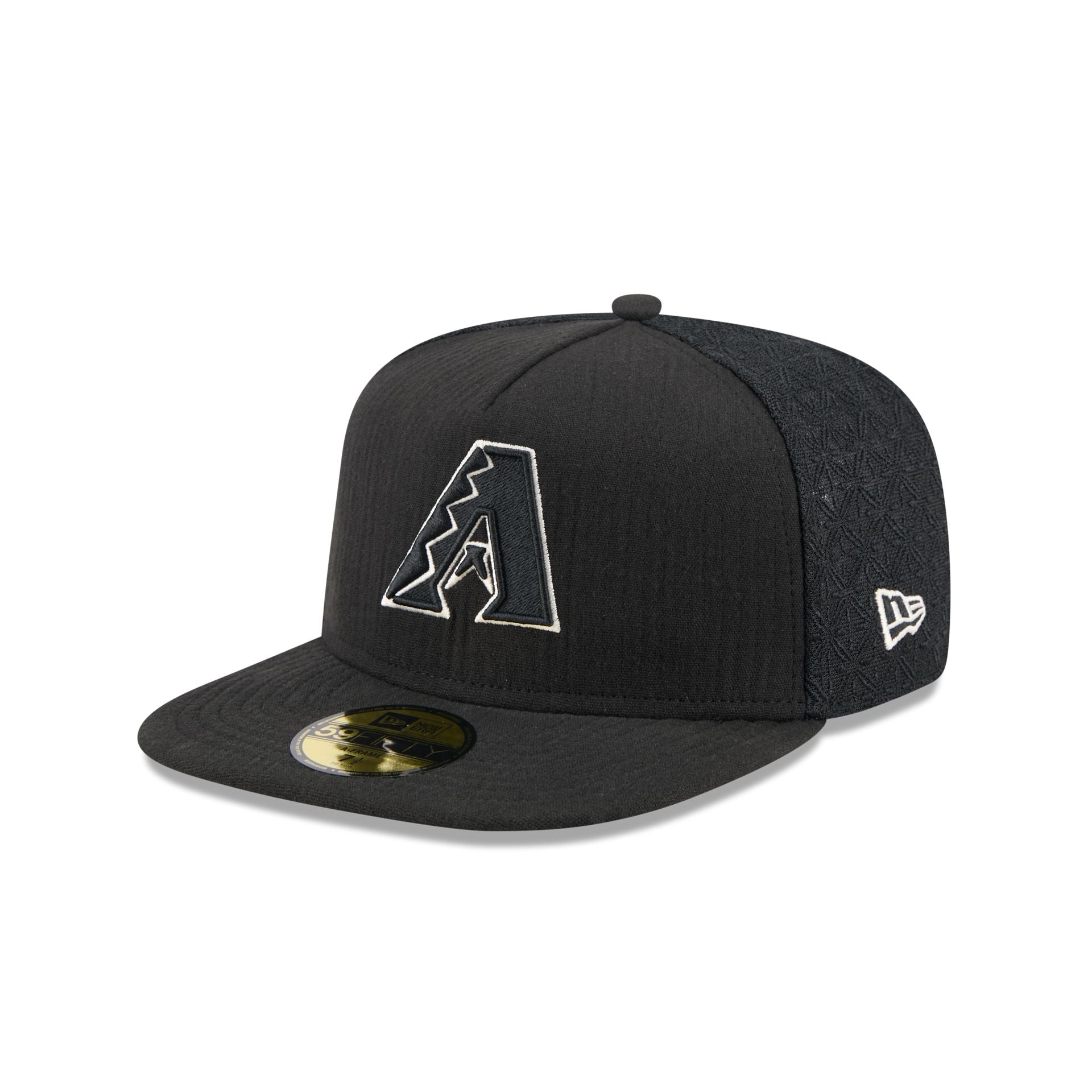 Arizona Diamondbacks Black Mesh 59FIFTY A-Frame Fitted Hat