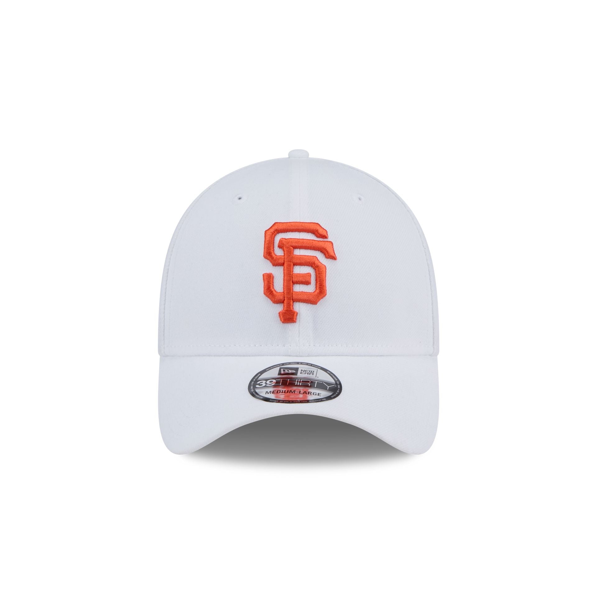 San Francisco Giants Optic White 39THIRTY Stretch Fit Hat