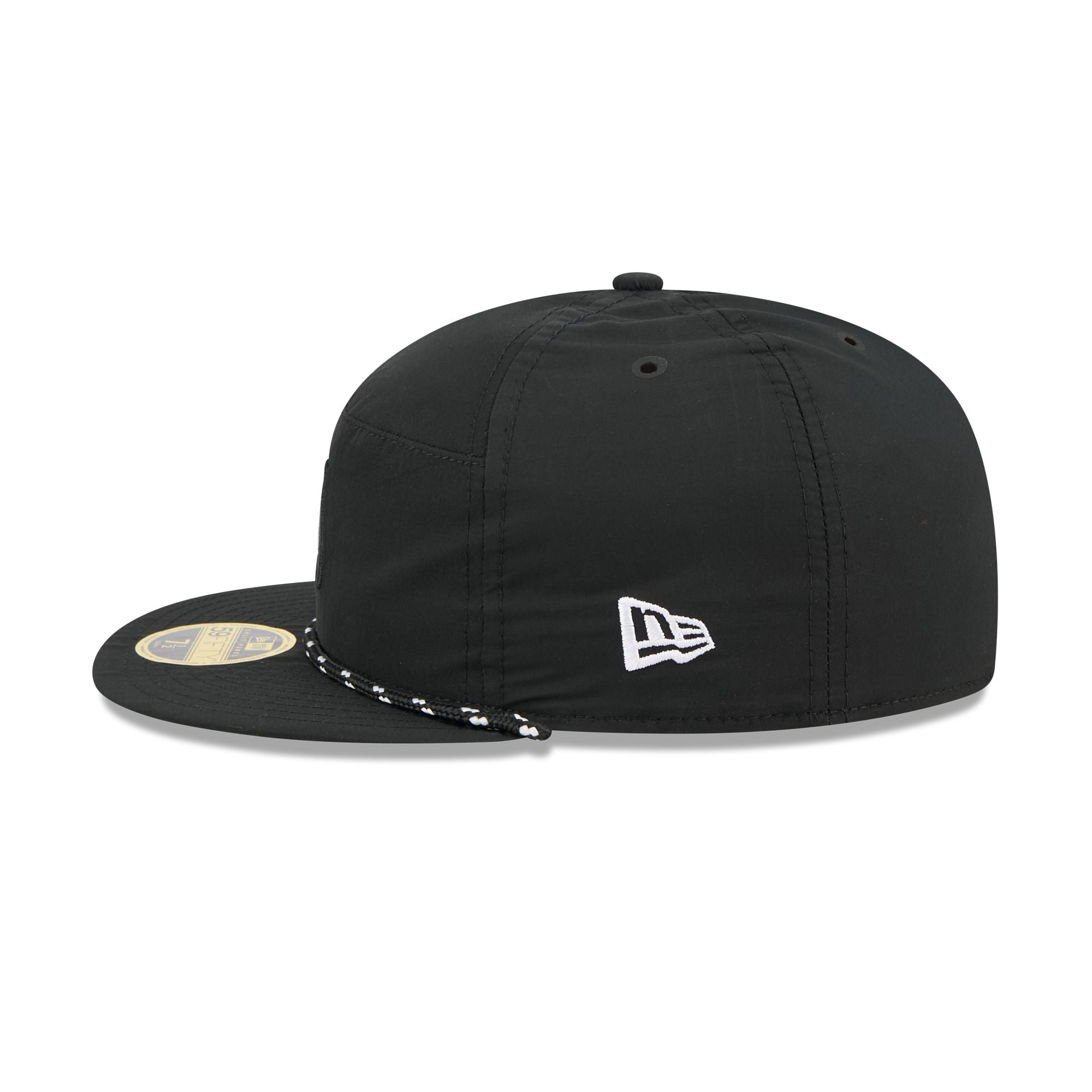 Arizona Diamondbacks Black Poly Rope Split Panel 59FIFTY Fitted Hat